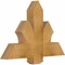 Ekena Millwork Redmond Rough Sawn Timber Gable Bracket, Western Red Cedar, 36"W x 24"H x 4"D x 6"F, 16/12 Pitch GBW036X24X0406RED00RWR - alternate 4